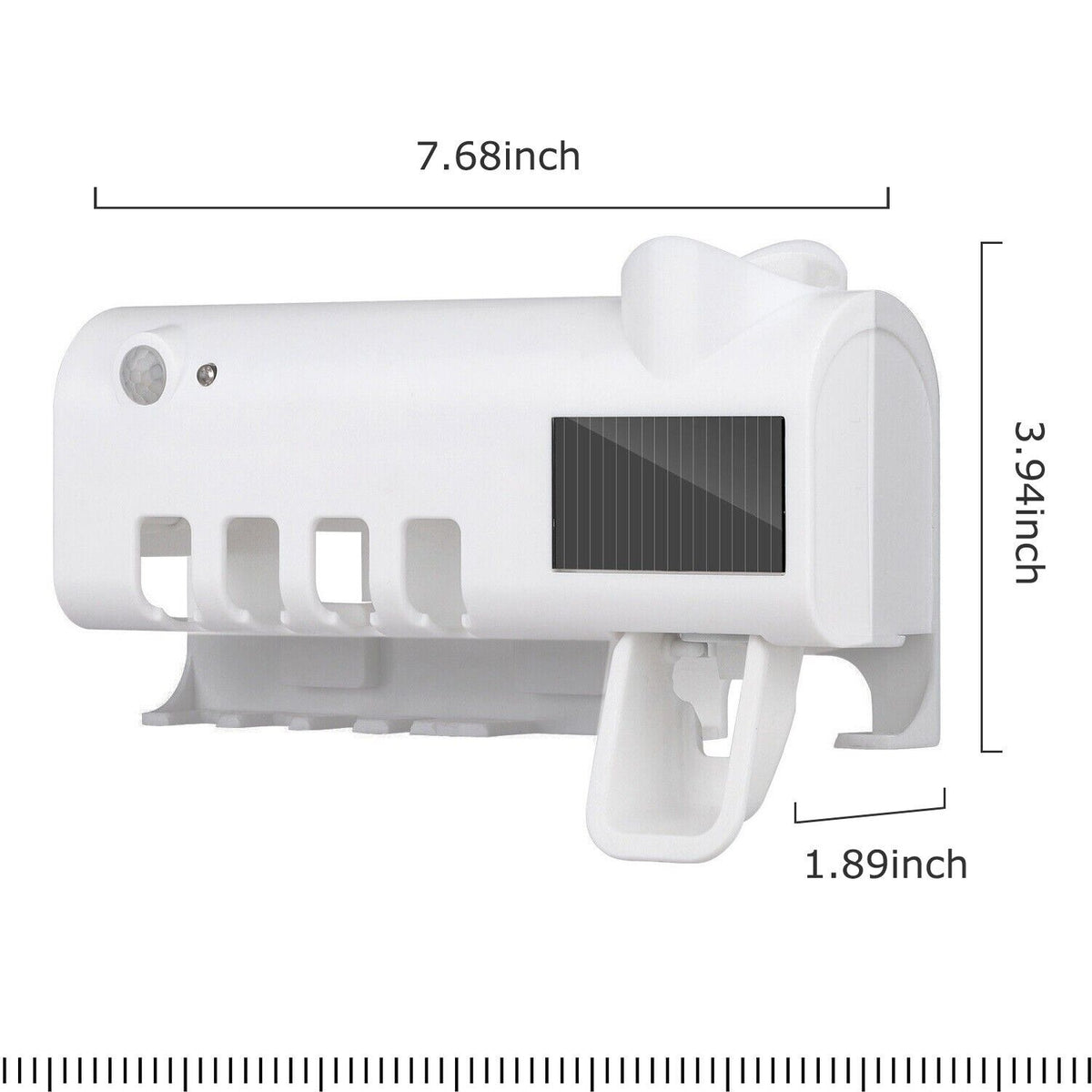UV Light Toothbrush Sterilizer and Automatic Toothpaste Dispenser